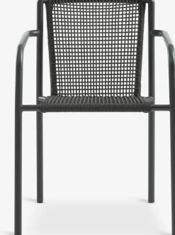 MADERUP + KRISTIANSTADMADERUP L205 table noir + 4 KRISTIANSTAD chaises vert