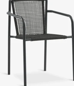 MADERUP + KRISTIANSTADMADERUP L150 table noir + 4 KRISTIANSTAD chaises vert