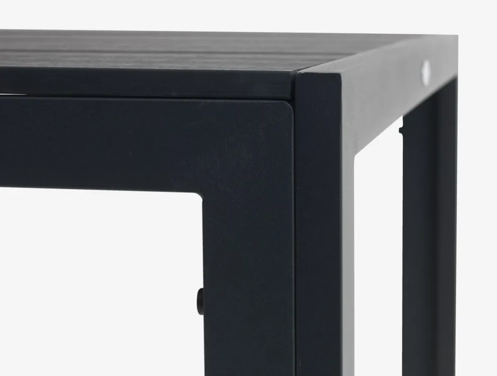 MADERUP + LOMMAMADERUP L205 table noir + 4 LOMMA chaises inclinables noir