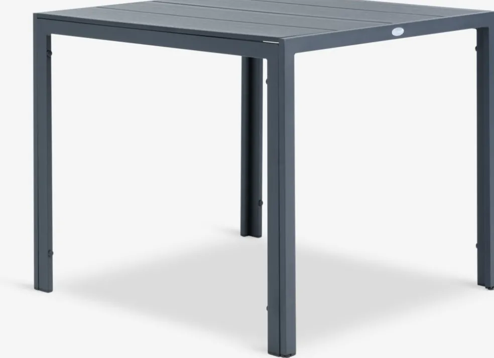 MADERUP + LOMMAMADERUP L90 table + 4 LOMMA chaises noir