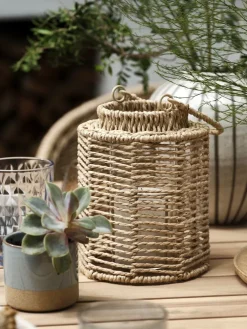 MANDRUPLanterne MANDRUP Ø15xH20cm naturel