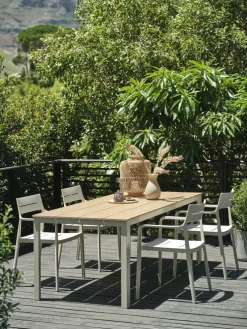 MARIELYST + INGSTRUPMARIELYST L205 table + 4 INGSTRUP chaises beige