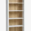 MARKSKELBibliothèque MARKSKEL 5 tablettes coloris blanc/chêne