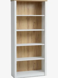MARKSKELBibliothèque MARKSKEL 5 tablettes coloris blanc/chêne