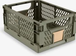 MILASPanier MILAS l25xL34xH15 pliable vert olive