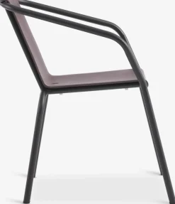 MODUMChaise empilable MODUM aubergine