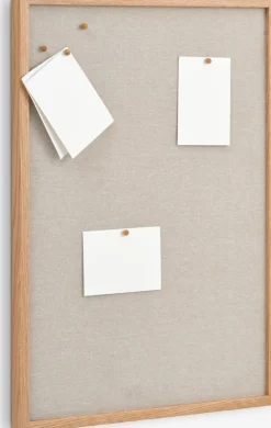 MOSEBYTableau d'affichage MOSEBY 50x70 5 pins beige/chêne naturel