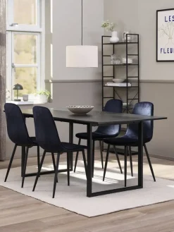 MOSELUNDTable MOSELUND 90x180 céramique noir