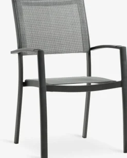 MOSS + STRANDBYMOSS L214/315 table + 4 STRANDBY chaises gris