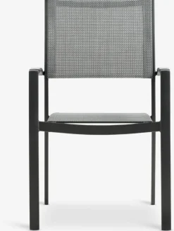 MOSS + STRANDBYMOSS L214/315 table + 4 STRANDBY chaises gris