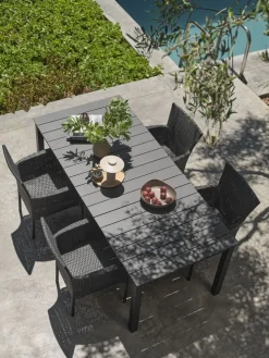 MOSSTable de jardin MOSS l95xL214/315 gris