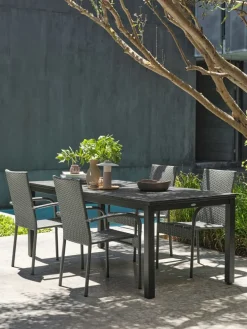 MOSSTable de jardin MOSS l95xL214/315 gris