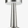 MUSVITLampe de table rechargeable MUSVIT Ø11xH21cm chrome