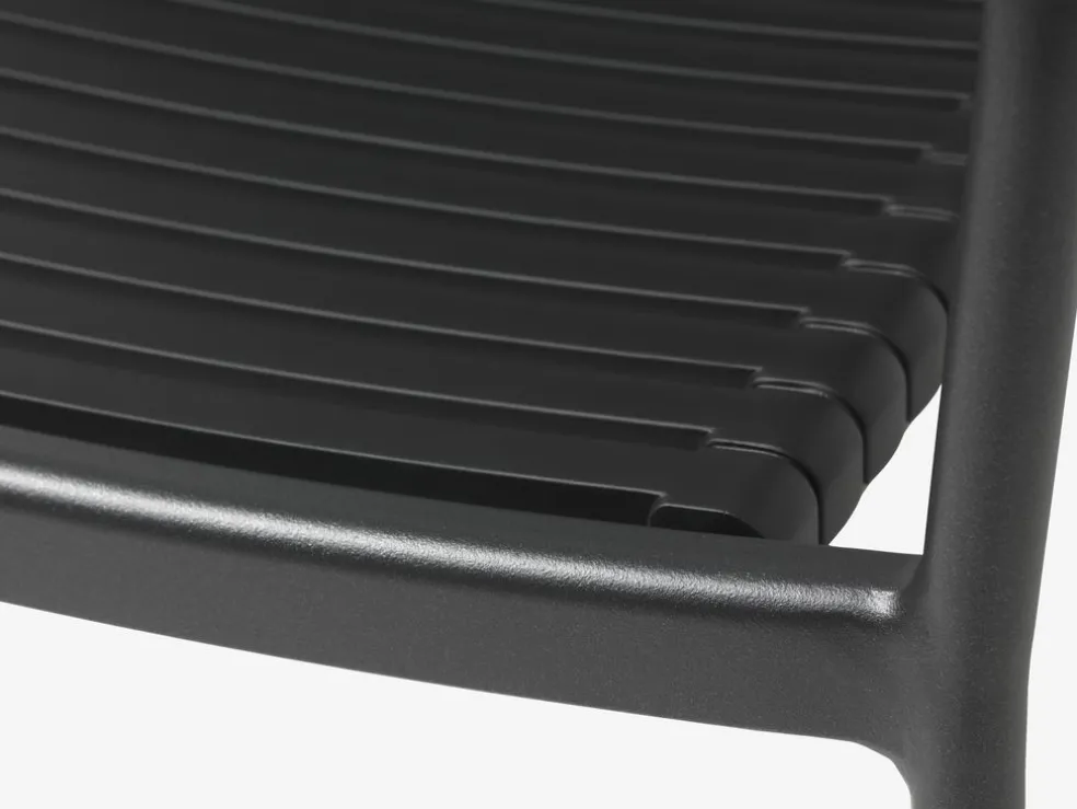 NABEChaise empilable NABE noir