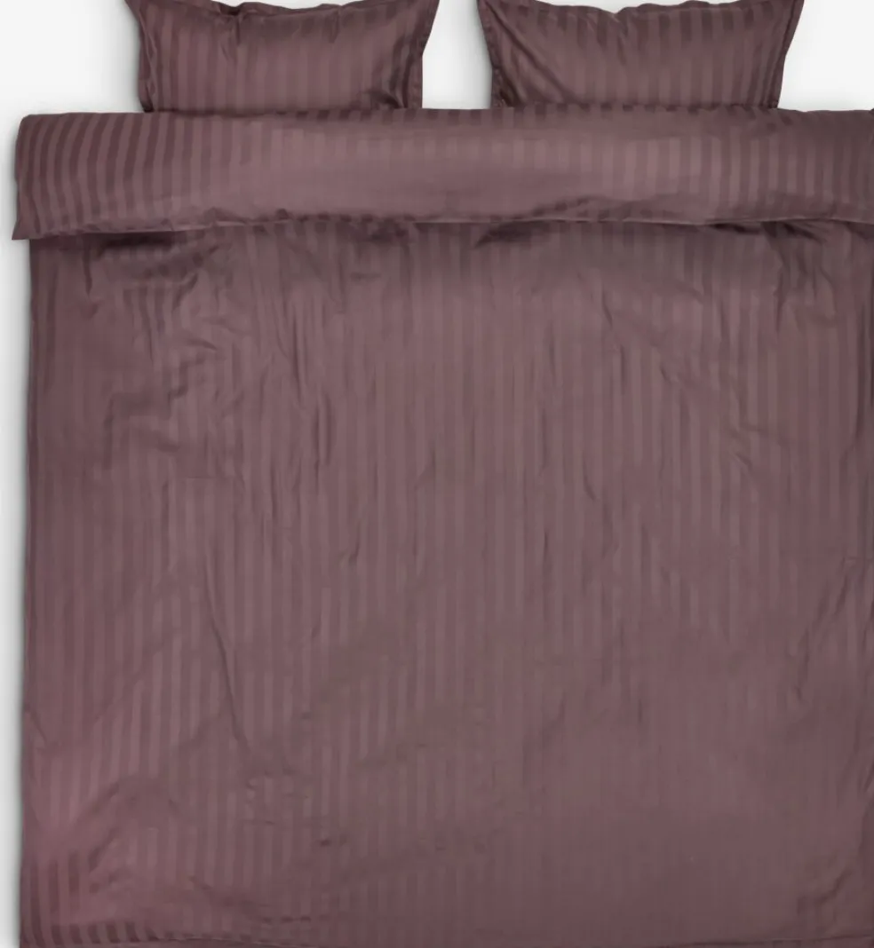 NELLGoldParure de lit en satin NELL 240x220 raisin poudré