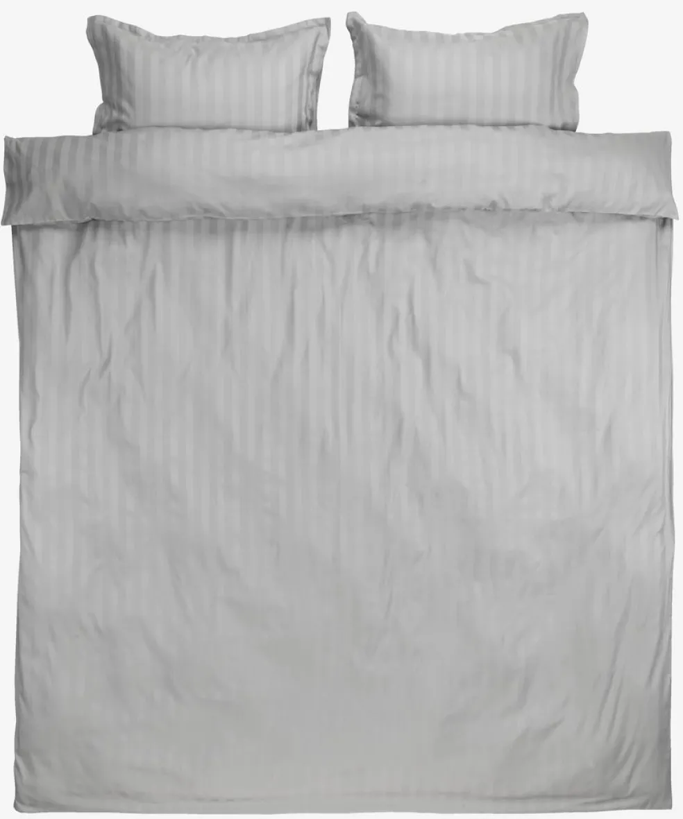 NELLGoldParure de lit Satin NELL 240x220 gris clair