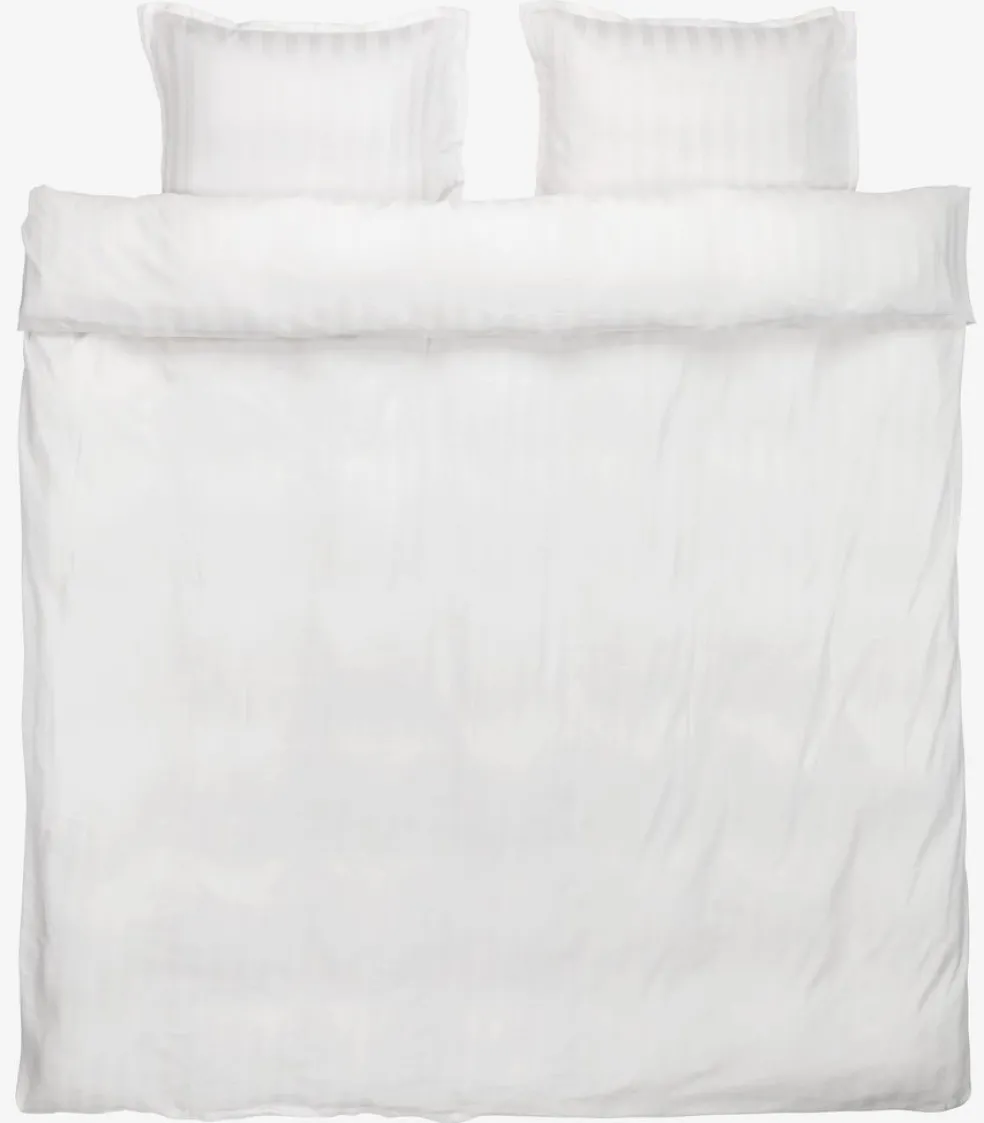 NELLGoldParure de lit Satin NELL 240x220 blanc