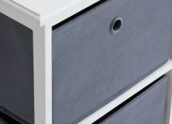 ODBYCommode 3 boîtes ODBY blanc/gris