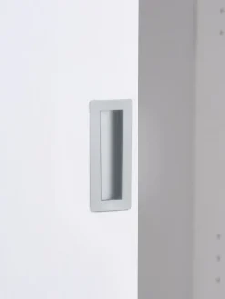 ODDERArmoire ODDER 120x201 2 portes coulissantes a/miroir blanc
