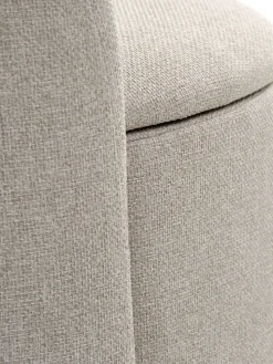 ODDUMFauteuil lounge ODDUM a/rangement tissu beige