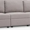 OKSBYCanapé modulable OKSBY 3pers. a/rangement tissu sable