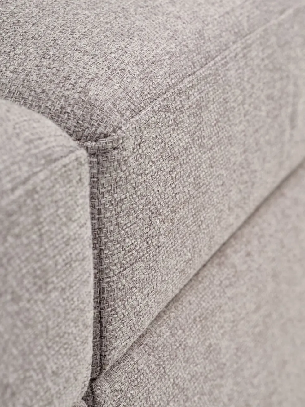 OKSBYCanapé modulable OKSBY 3pers. a/rangement tissu sable