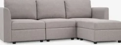 OKSBYCanapé modulable OKSBY 3pers. méridienne a/rangement sable