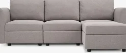 OKSBYCanapé modulable OKSBY 3pers. méridienne a/rangement sable