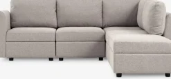 OKSBYCanapé modulable OKSBY 5pers. extrémité a/rangement sable