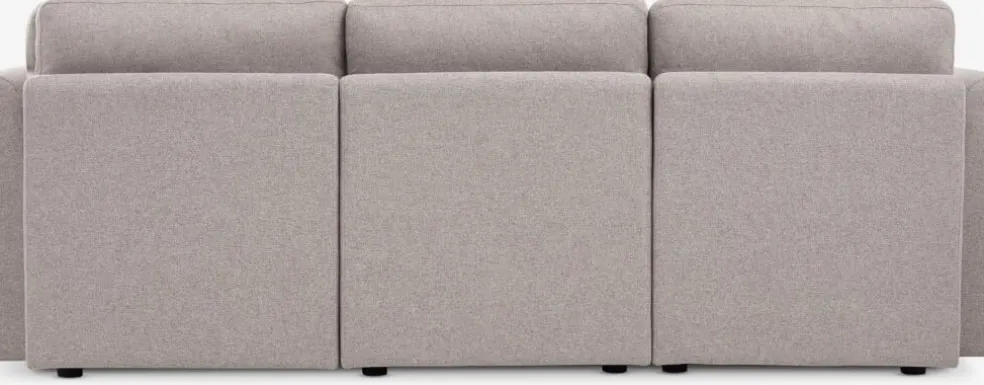 OKSBYCanapé modulable OKSBY 5pers. angle a/rangement tissu sable