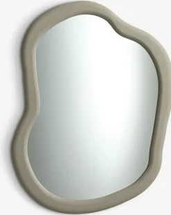 ONSILDMiroir ONSILD 44x60 forme organique sable clair