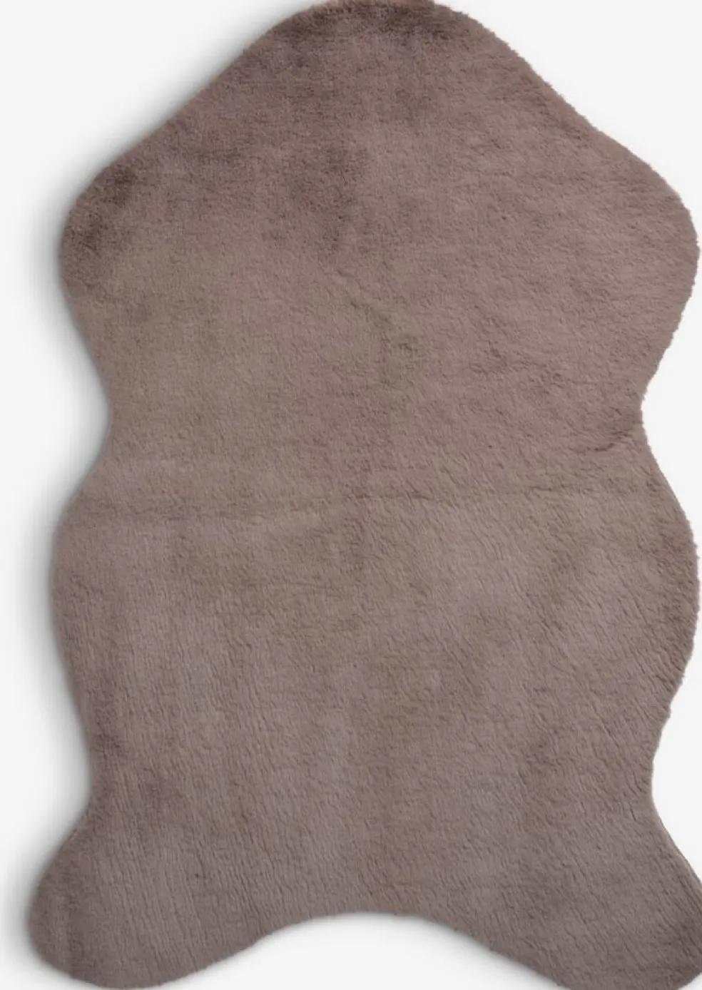 OXELTapis fausse fourrure OXEL 60x90 sable foncé