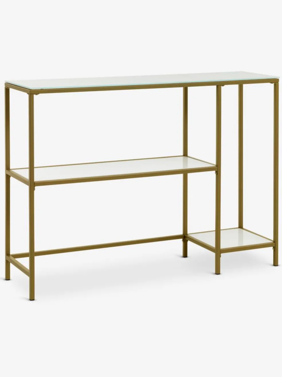 PANDRUPConsole PANDRUP 30x110 blanc/doré