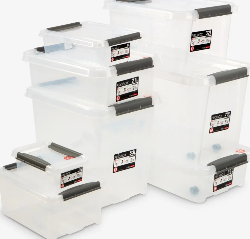 PROBOXBoîte de rangement PROBOX 3L a/couvercle transparent