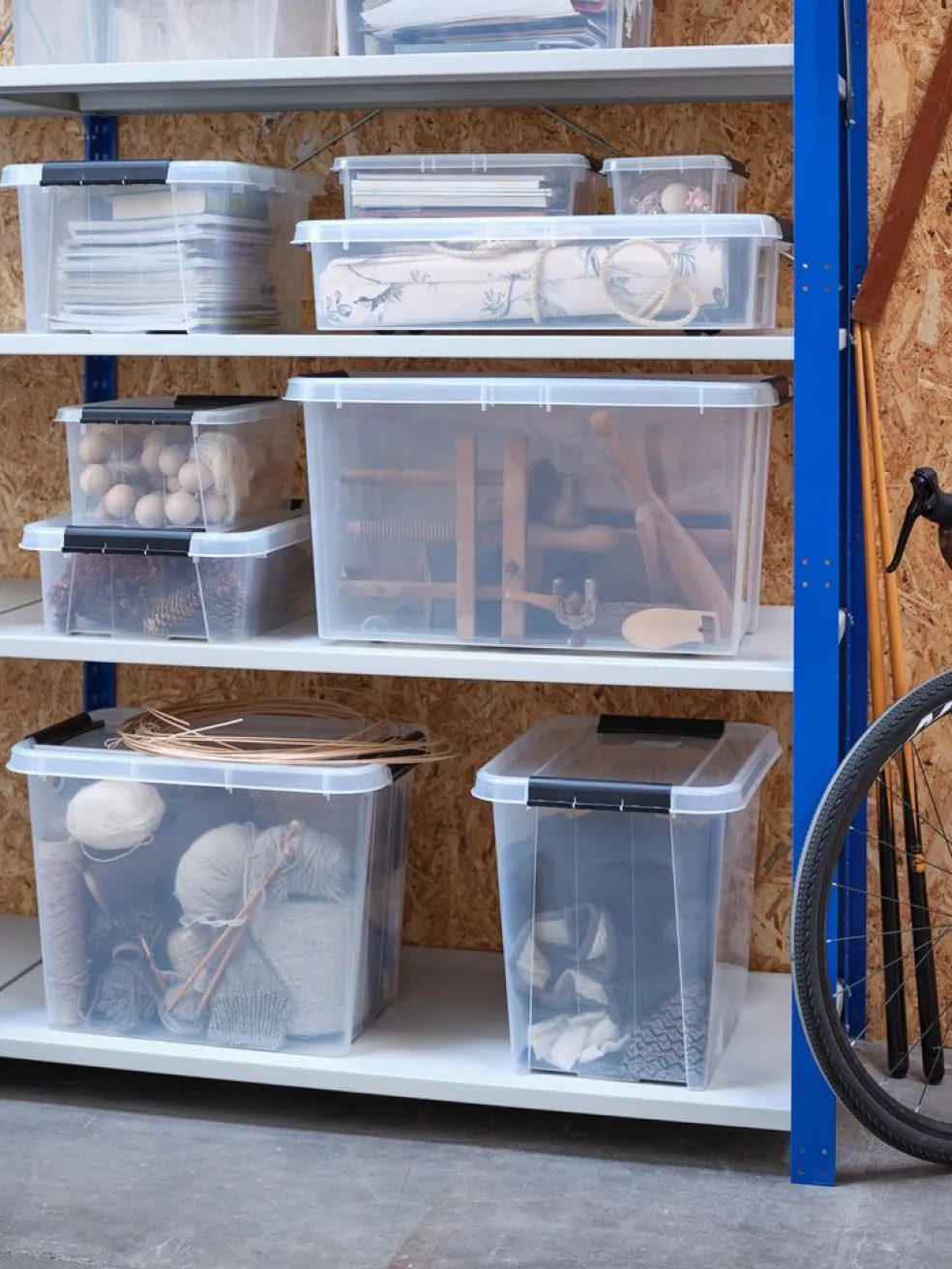PROBOXBoîte de rangement PROBOX 53L a/couvercle transparent
