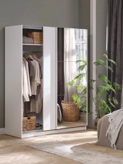 RABERGArmoire RABERG 150x200 a/miroir blanc