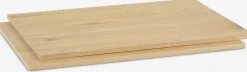 RABERGTablettes p/armoire RABERG 150 2 pcs coloris chêne chaud