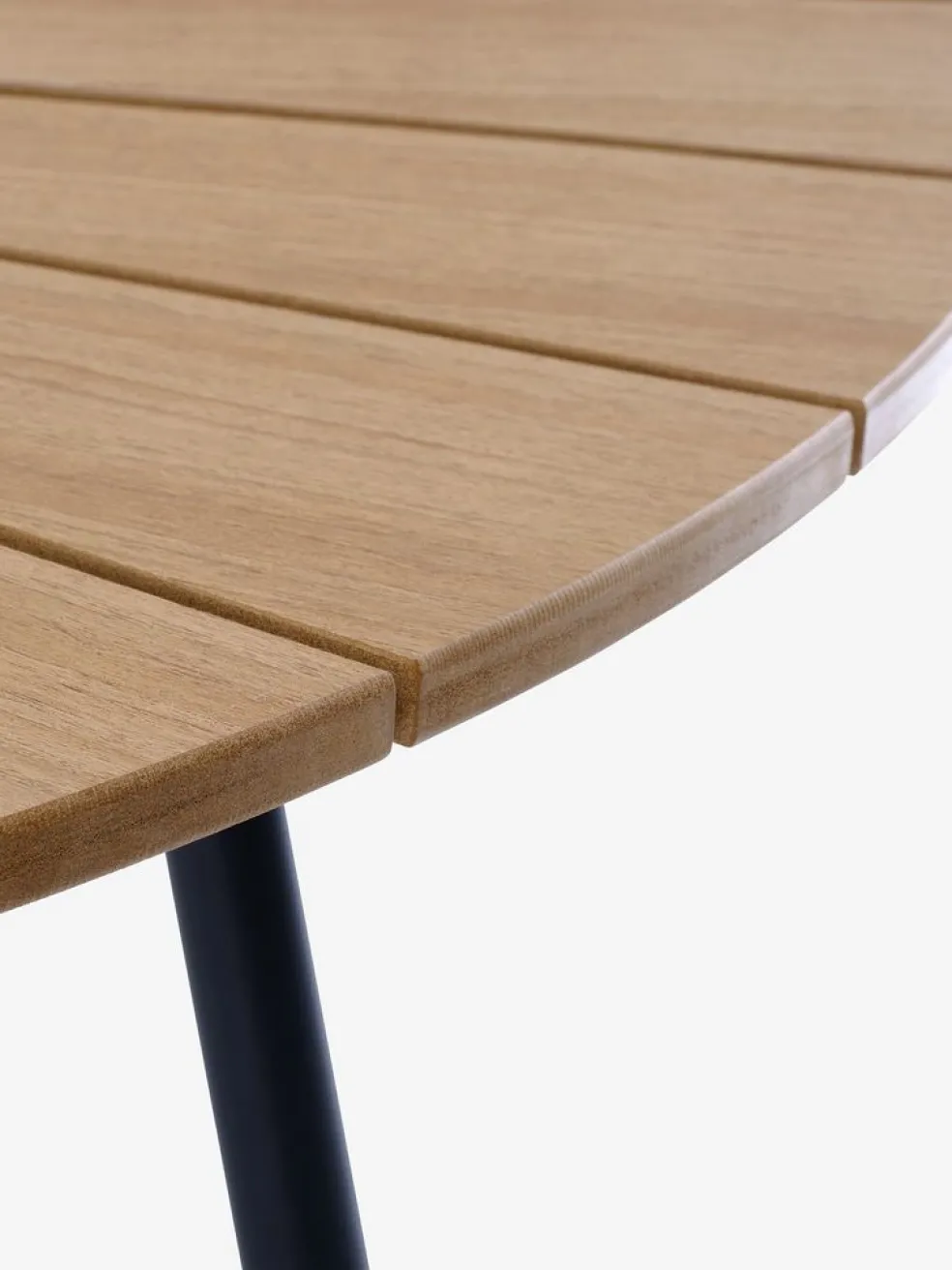 RANGSTRUP + BREDSTENRANGSTRUP Ø130 table naturel/noir + 4 BREDSTEN chaises noir