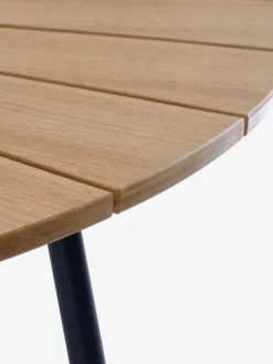 RANGSTRUP + GAMMELBYRANGSTRUP Ø130 table naturel + GAMMELBY chaises gris