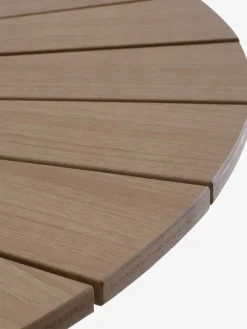 RANGSTRUP + NABERANGSTRUP Ø110 table naturel/noir + 4 NABE chaises empil. n.