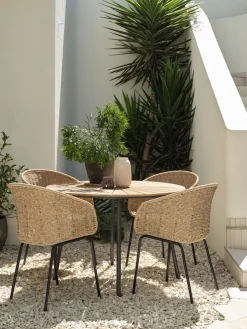 RANGSTRUP + TUERNERANGSTRUP Ø110 table + TUERNE chaises naturel