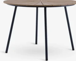RANGSTRUPTable de jardin RANGSTRUP Ø110 naturel/noir