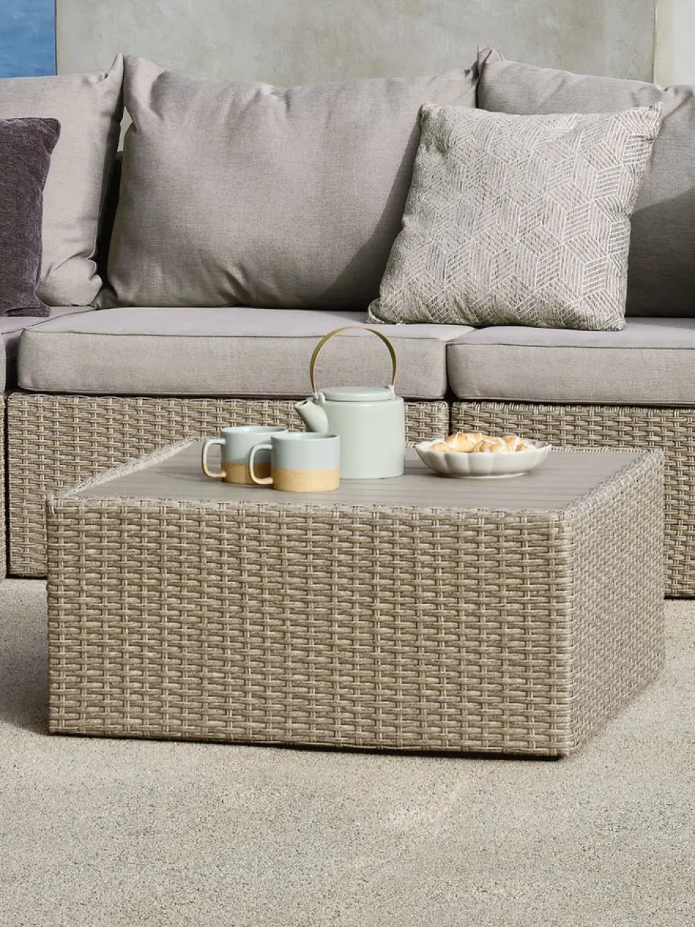 RAVNDRUPModule lounge RAVNDRUP table 70xL70 naturel