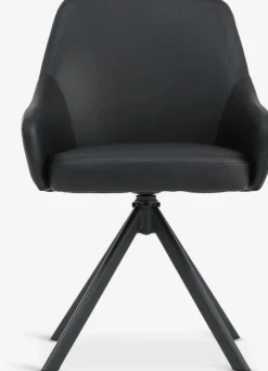 ROSTRUPChaise ROSTRUP pivotante noir