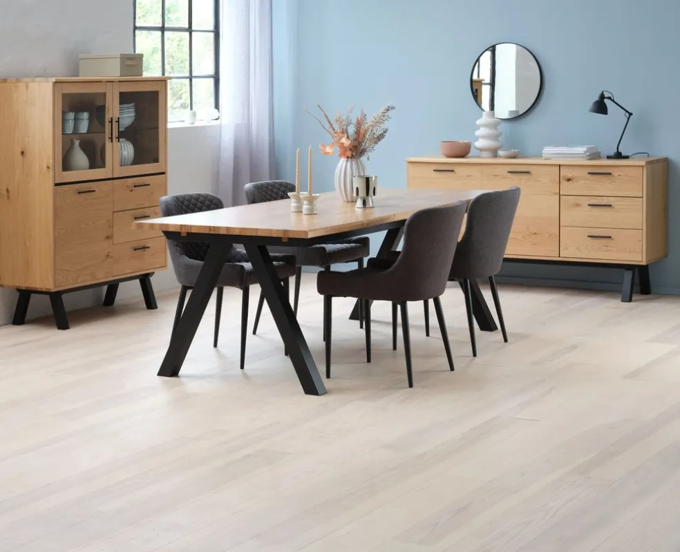 SANDBYTable SANDBY 100x210 chêne naturel/noir