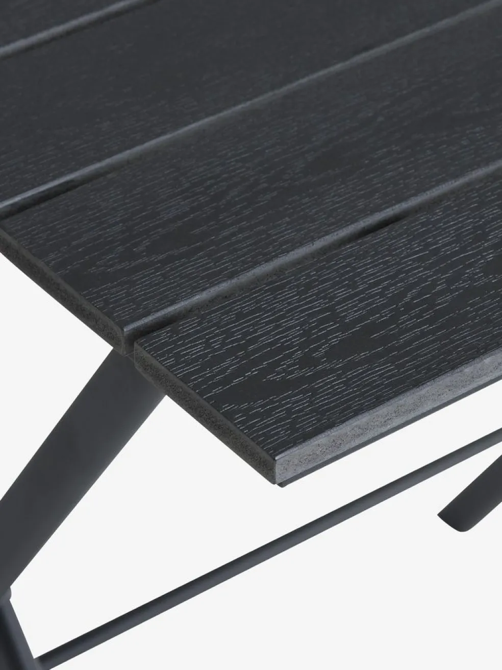 SANDVIKA + AIDTSANDVIKA L65 table + 2 AIDT chaises noir