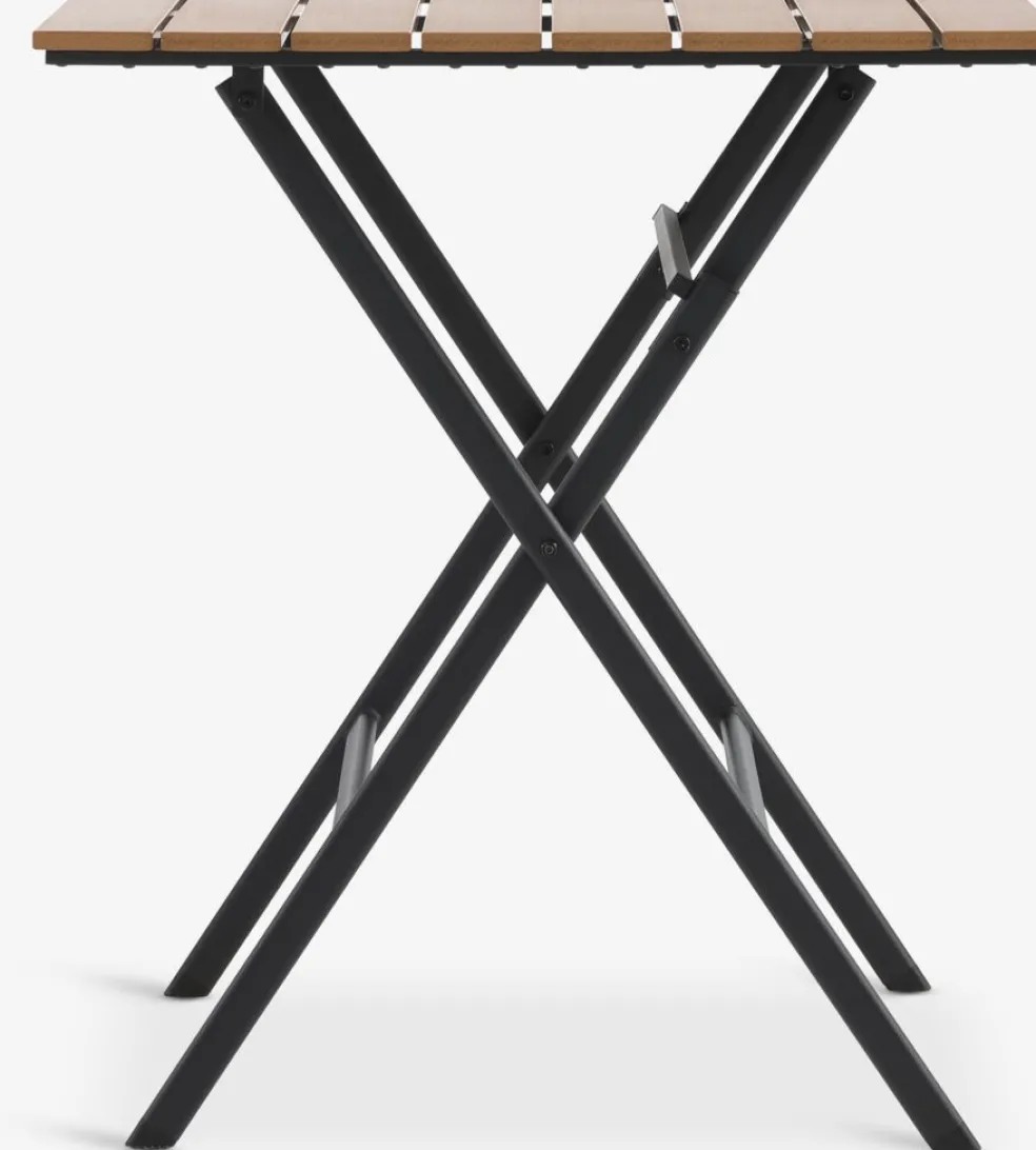 SANDVIKA + GUDHJEMSANDVIKA L65 table + 2 GUDHJEM chaises naturel