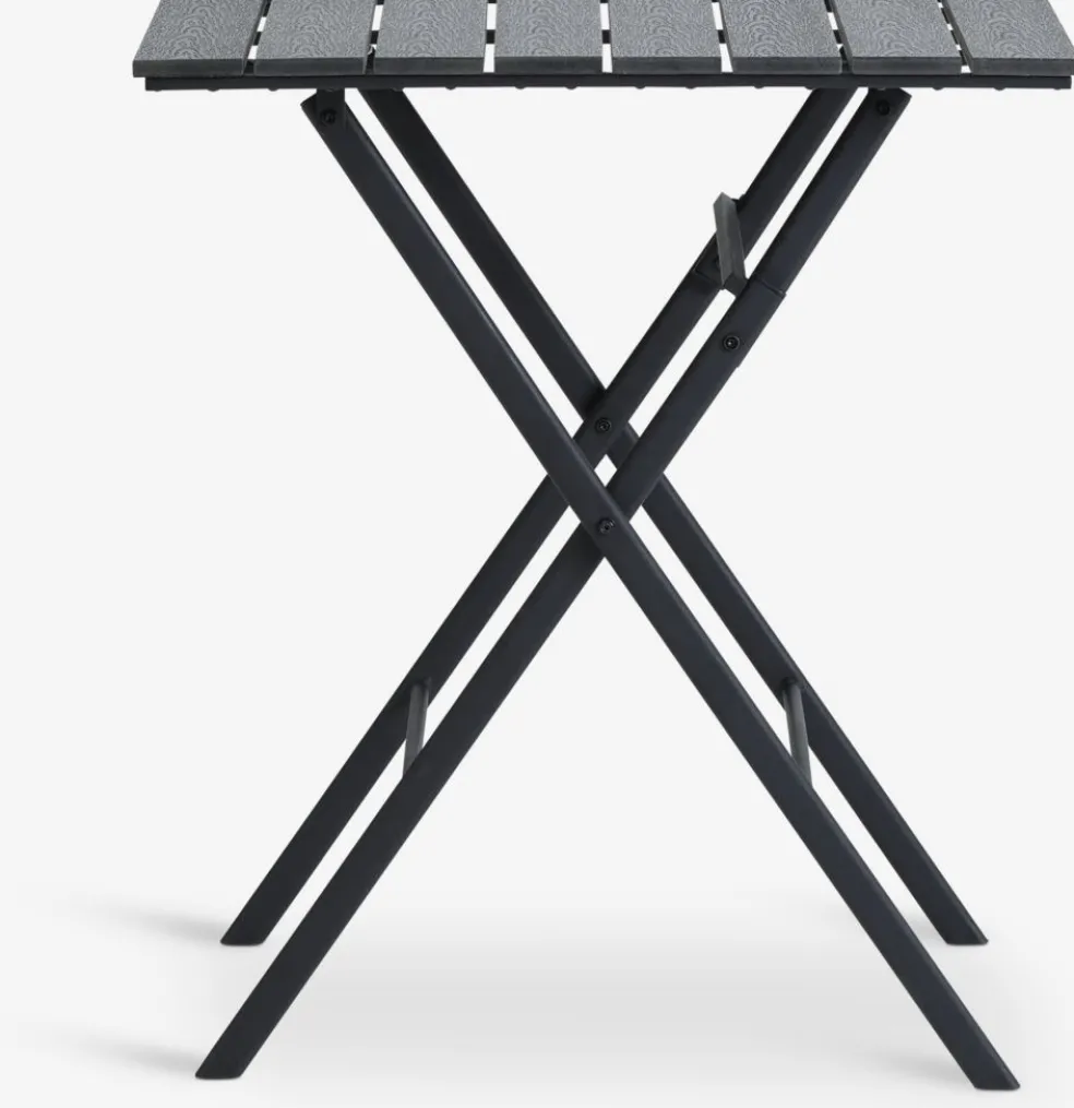 SANDVIKA + TAGMARKSANDVIKA L65 table + 2 TAGMARK chaises noir