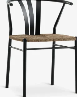 SANDVIKA + TAGMARKSANDVIKA L65 table naturel + 2 TAGMARK chaises noir