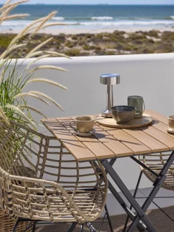 SANDVIKATable bistrot SANDVIKA 65x65 naturel